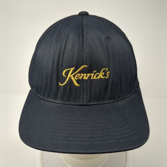Kenrick's Fitted Hat Black L/XL Embroidered Flexfit Stretch Sport-Tek - Picture 2 of 8
